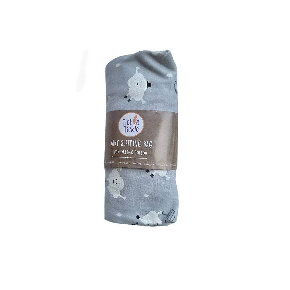 Tickle Tickle Nap A Lil Organic Cotton Sleeping Bag Cloud9 3-12 Months Tickle Tickle Yallatoys
