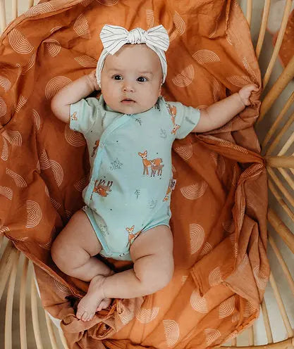Tickle Tickle Zoe Organic Kimono Style Bodysuit Tickle Tickle