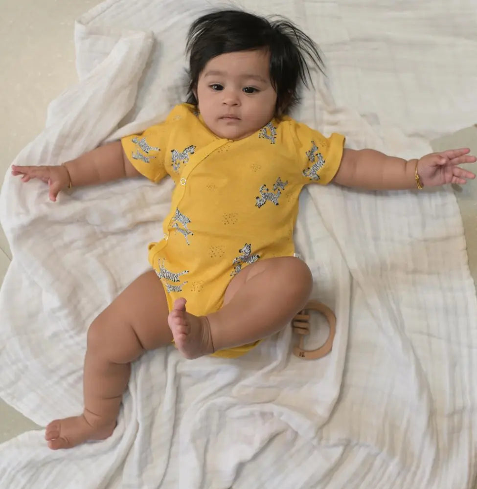 Tickle Tickle Zoe Organic Kimono Style Bodysuit Tickle Tickle Yallatoys