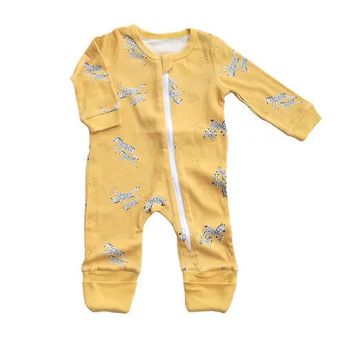 Tickle Tickle Zoe Zipup Organic Sleepsuit Tickle Tickle