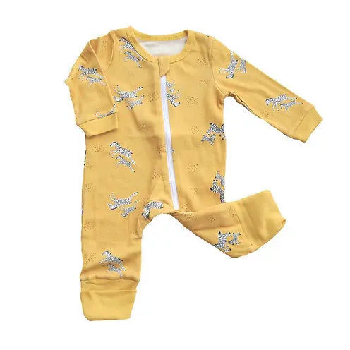 Tickle Tickle Zoe Zipup Organic Sleepsuit Tickle Tickle
