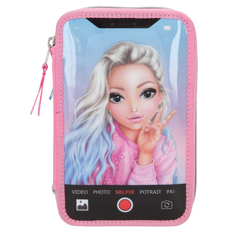 Buy Top Model Triple Pencil Case Selfie Led | Yallatoys.com