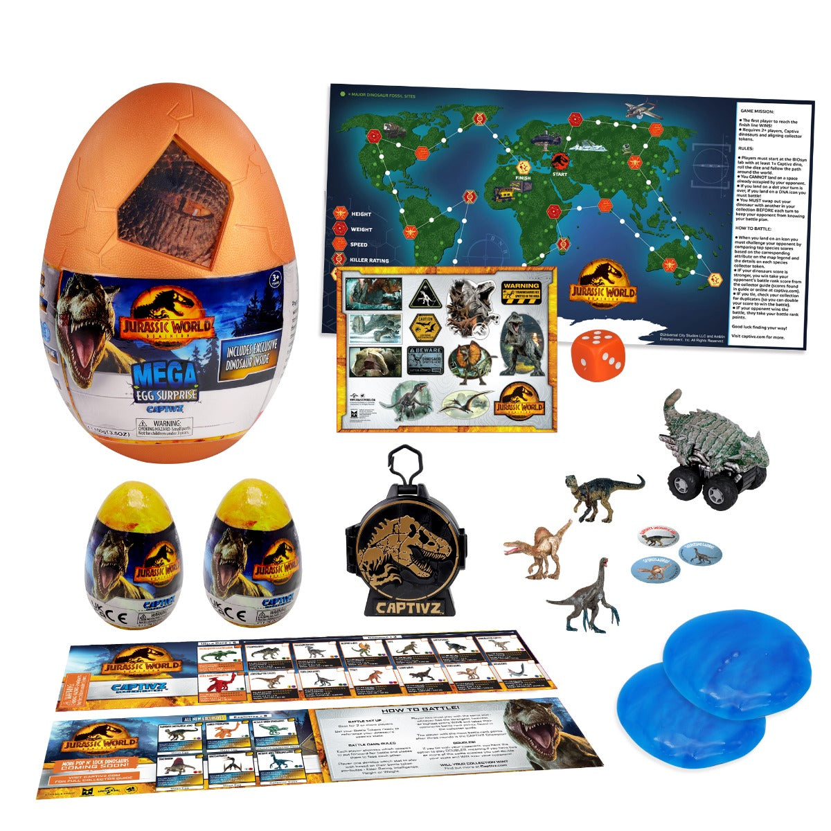 Buy Jurassic World Dominion Surprise Egg Wave 2 (Sold Separately Subject to Availability) | Yallatoys.com