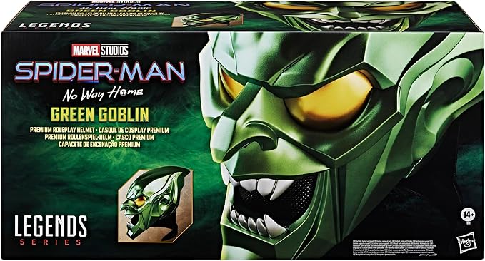 Buy Marvel Legends Series Green Goblin Premium Roleplay Helmet | Yallatoys.com