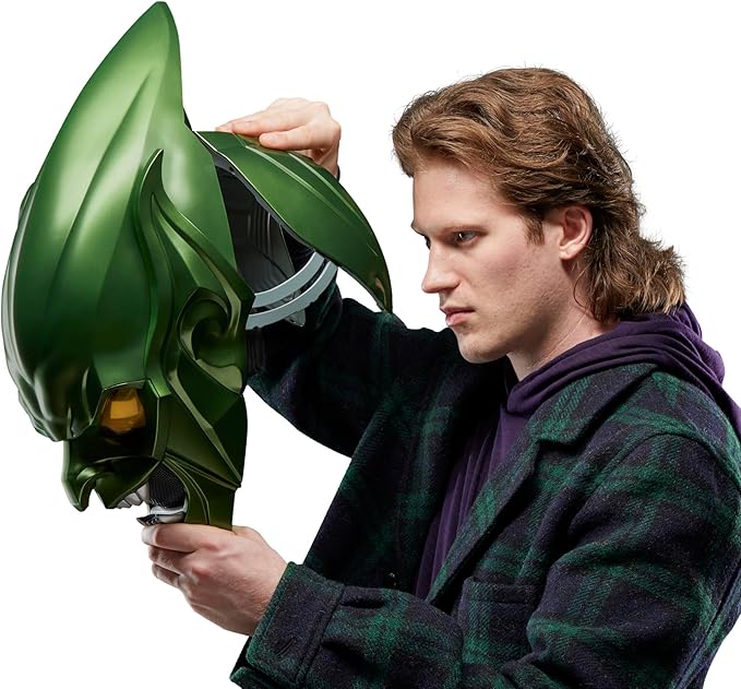 Buy Marvel Legends Series Green Goblin Premium Roleplay Helmet | Yallatoys.com