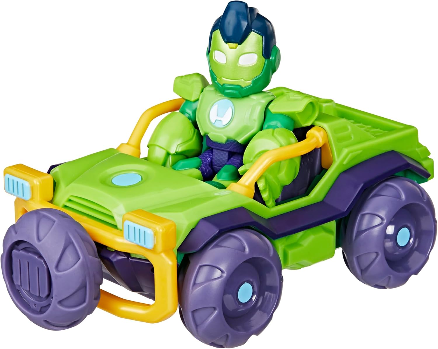 Buy Marvel Iron Man And His Awesome Friends Hulk Action Figure And Toy Vehicle | Yallatoys.com