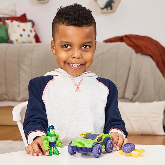 Buy Marvel Iron Man And His Awesome Friends Hulk Action Figure And Toy Vehicle | Yallatoys.com