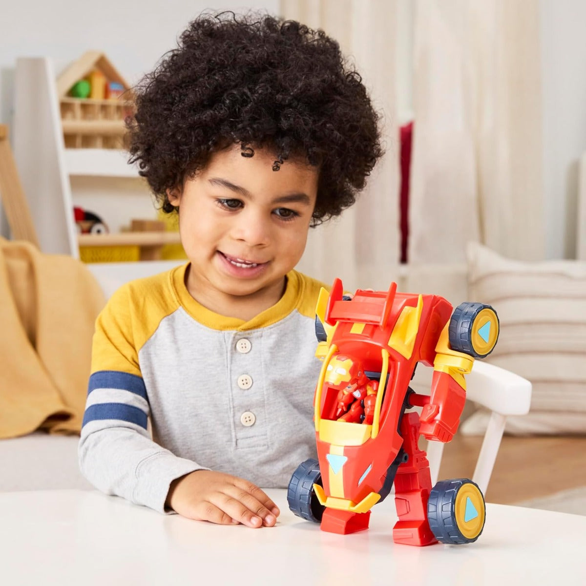 Buy Marvel Iron Man And His Awesome Friends 2 In 1 Mech Suit And Vehicle | Yallatoys.com