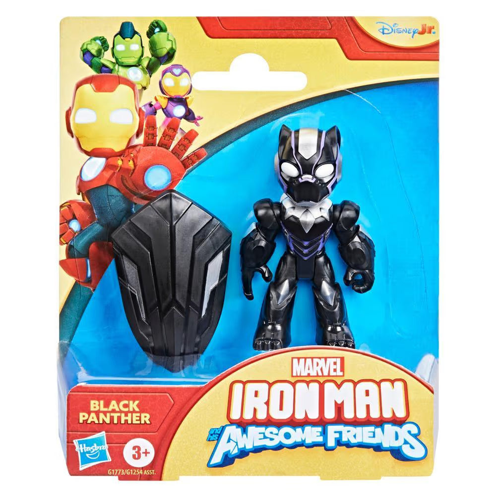 Buy Marvel Iron Man And His Awesome Friends Black Panther Action Figure Toy With Accessory | Yallatoys.com