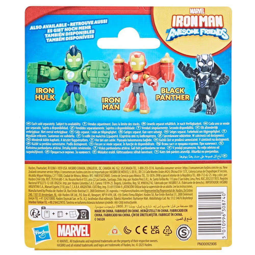 Buy Marvel Iron Man And His Awesome Friends Black Panther Action Figure Toy With Accessory | Yallatoys.com