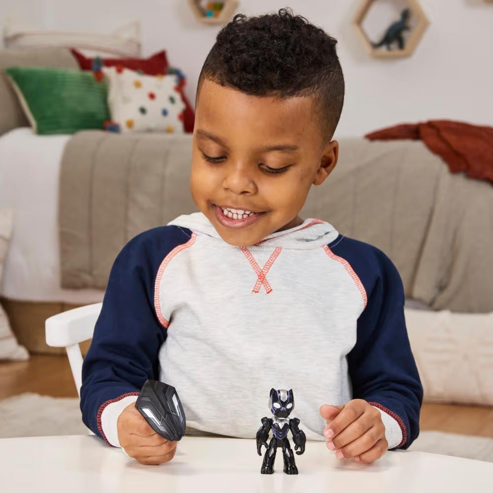 Buy Marvel Iron Man And His Awesome Friends Black Panther Action Figure Toy With Accessory | Yallatoys.com