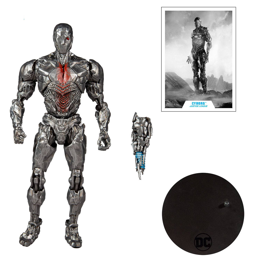 Buy Dc Multiverse Justice League Movie 7Inch Figure Cyborg In Helmet | Yallatoys.com