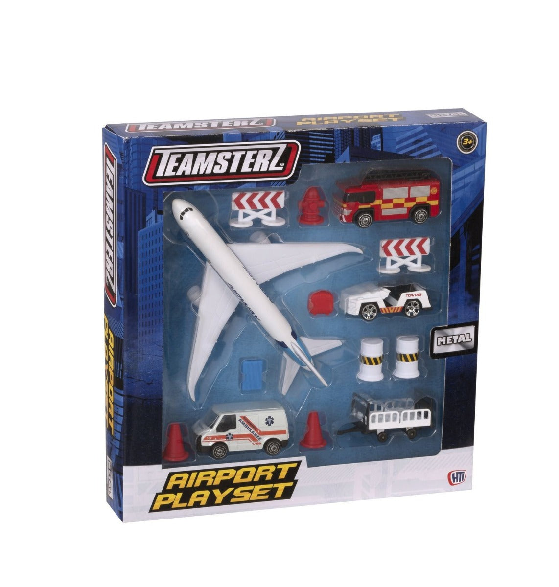 Buy Teamsterz Airport Playset 14 pieces | Yallatoys.com