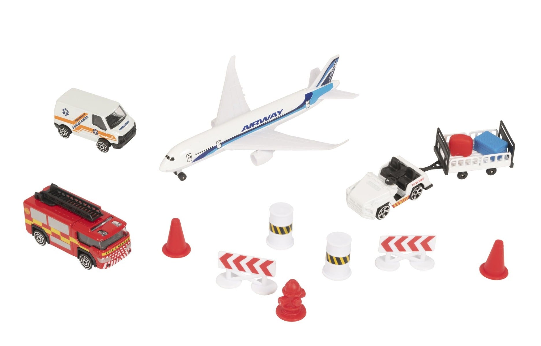 Buy Teamsterz Airport Playset 14 pieces | Yallatoys.com