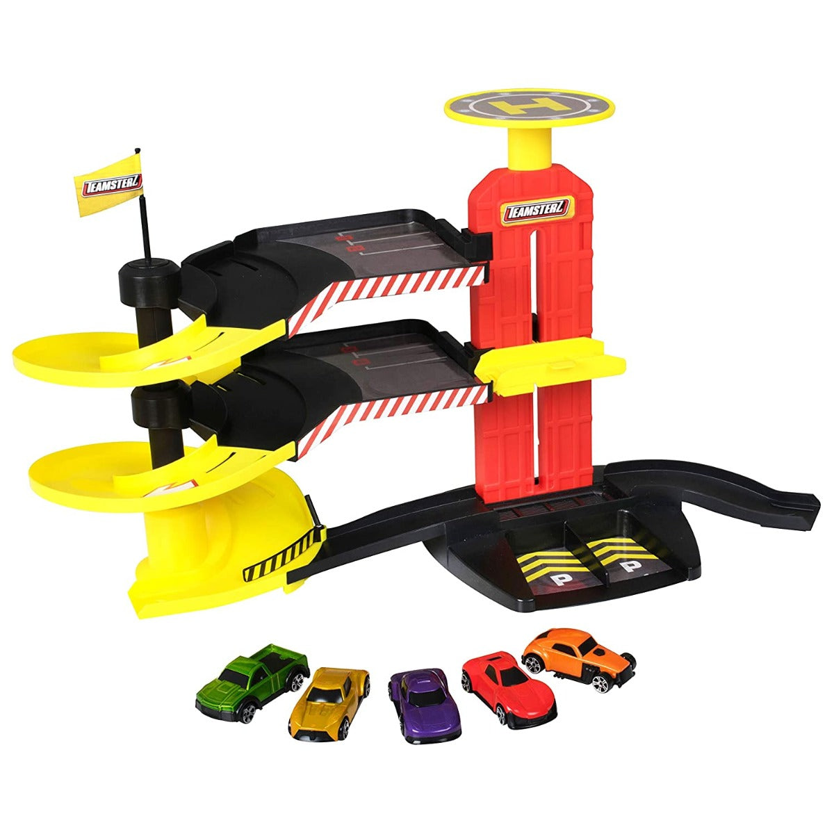 Buy Teamsterz City Park & D Garage 5 Cars | Yallatoys.com