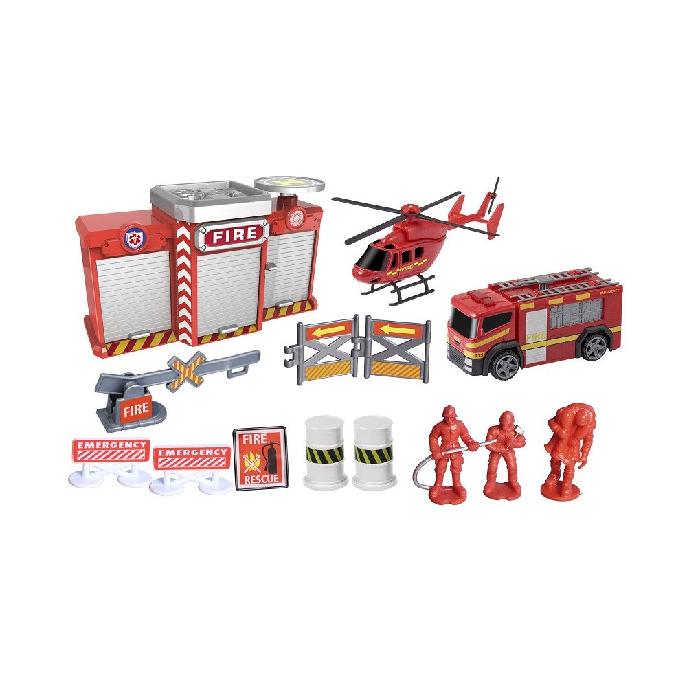 Buy Teamsterz Fire Station Playset | Yallatoys.com
