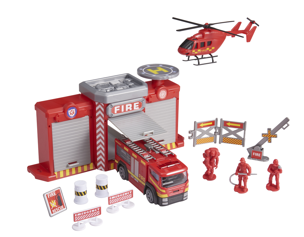 Buy Teamsterz Fire Station Playset | Yallatoys.com