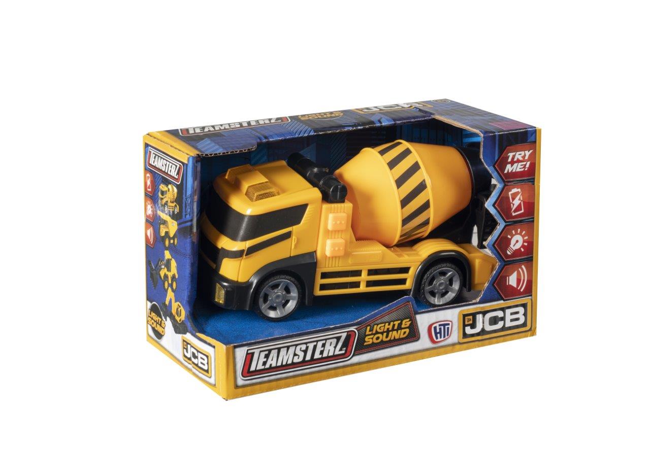 Buy Teamsterz Jcb Small Light & Sound Cement Mixer Construction Vehicle | Yallatoys.com