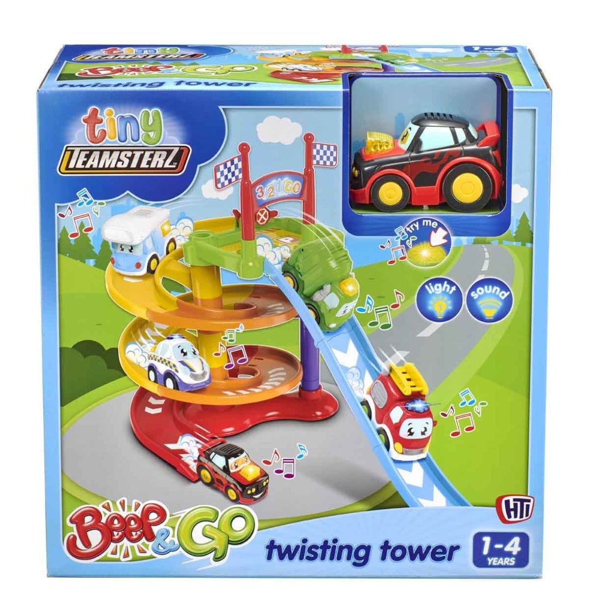 Buy Teamsterz Beep N Go Twisting Tower With Car | Yallatoys.com