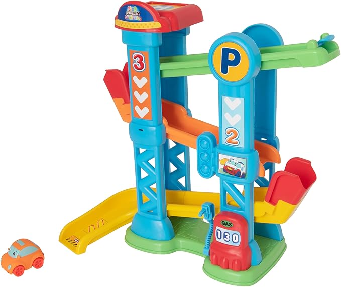 Buy Teamsterz Tiny Toy Tumbling Tower with One Car | Yallatoys.com