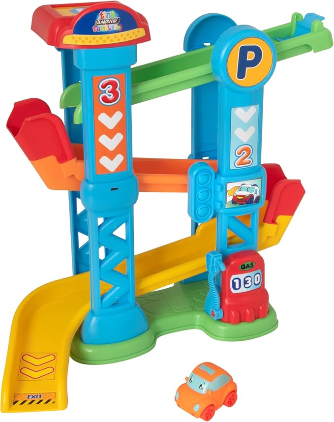 Buy Teamsterz Tiny Toy Tumbling Tower with One Car | Yallatoys.com