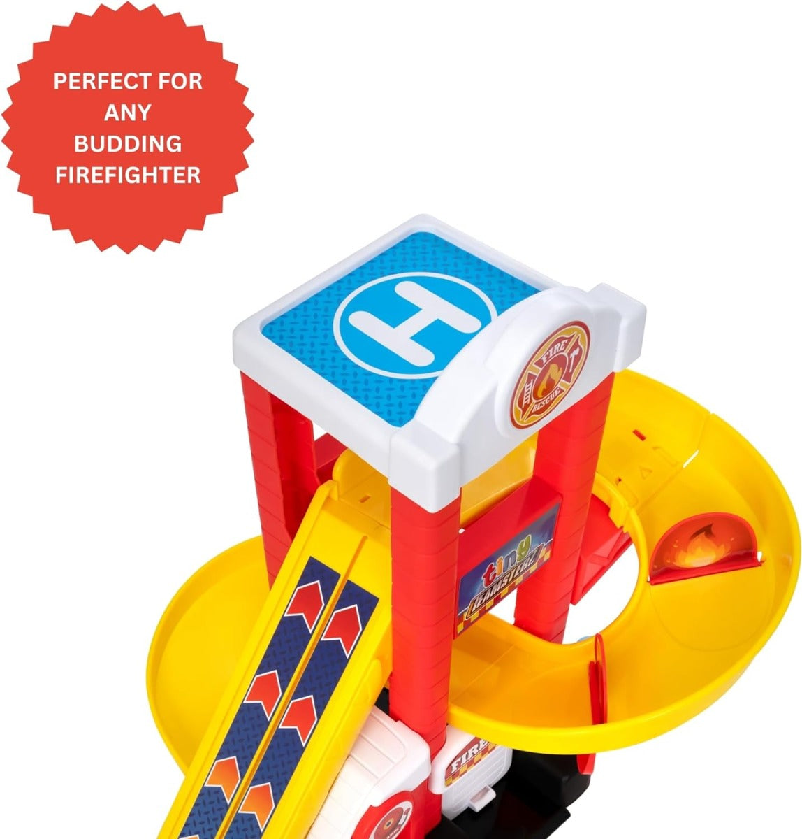 Buy Teamsterz Beep N Go Fire Station HQ Playset | Yallatoys.com