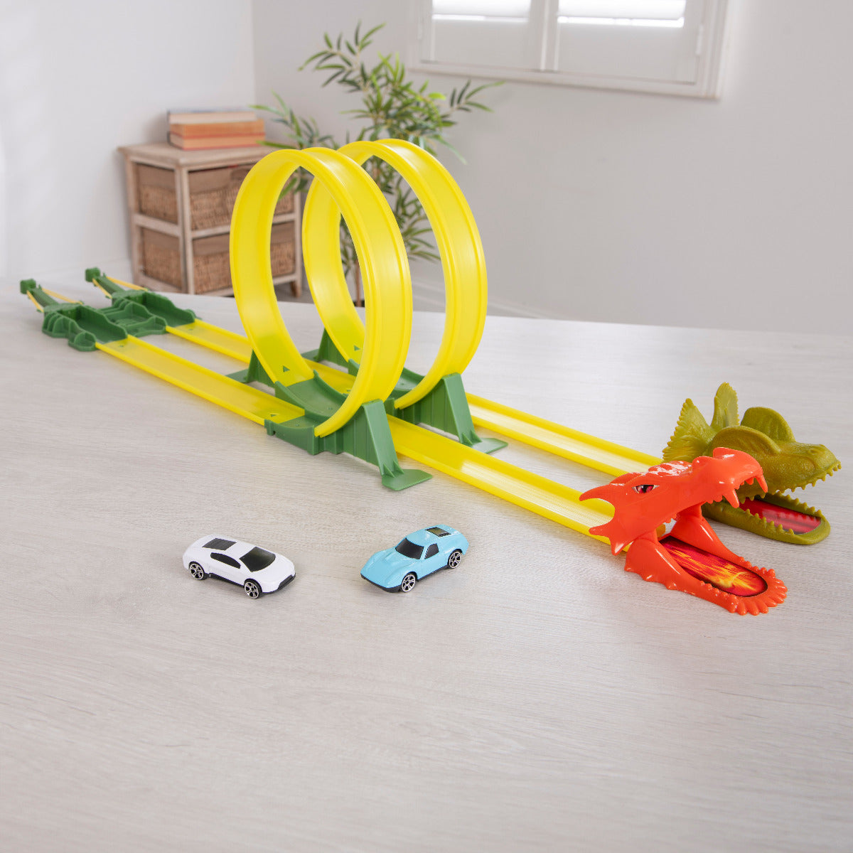 Buy Teamsterz Turbo City Dino Clash With 2 Cars | Yallatoys.com
