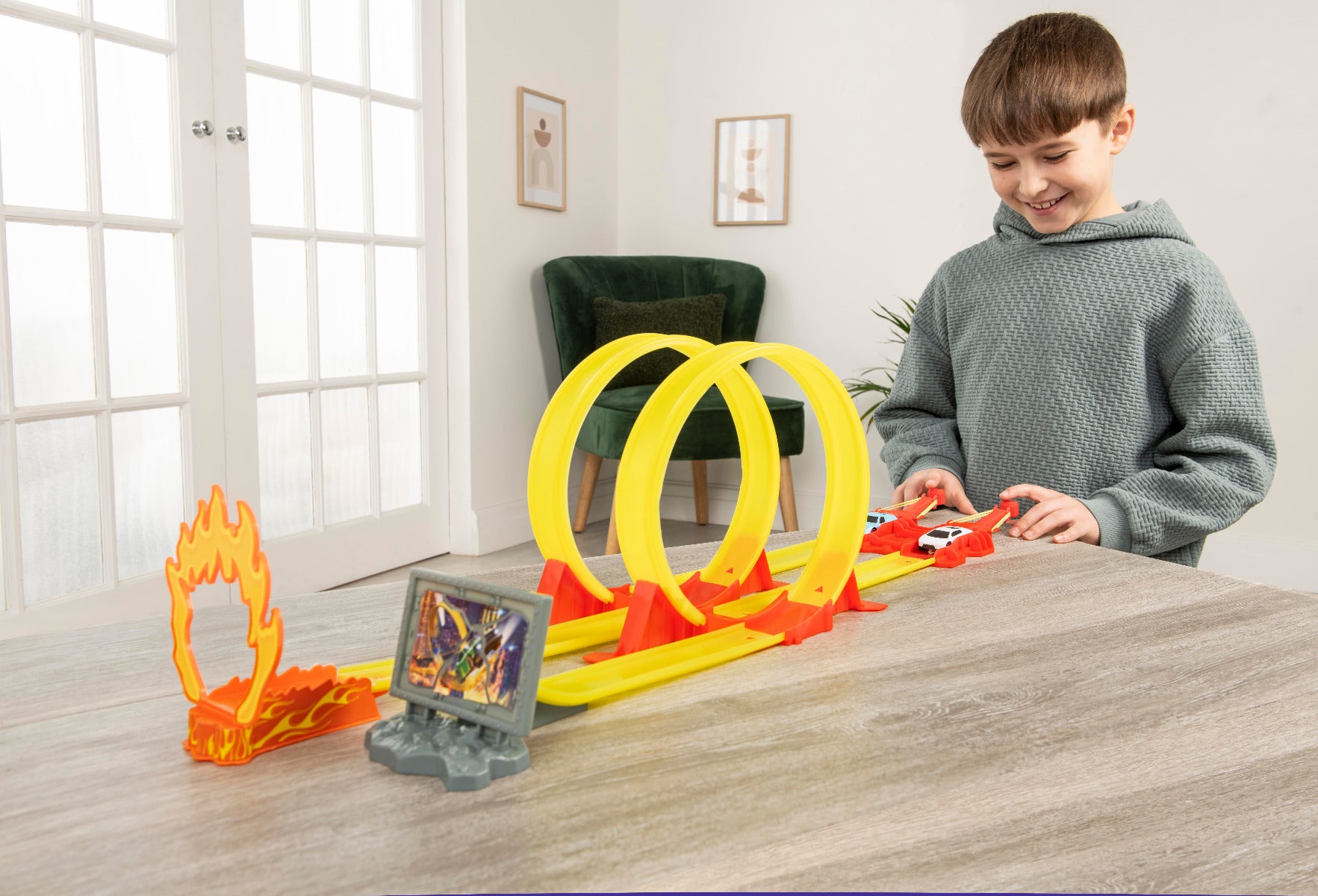 Buy Teamsterz Turbo City Street Smash With 2 Cars | Yallatoys.com
