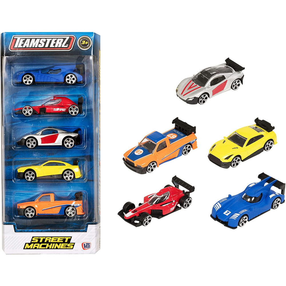 Buy Teamsterz Street Machines 3inch Die Cast 5pk | Yallatoys.com