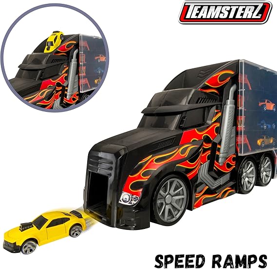 Buy Teamsterz Metro City Transporter With 8 Cars | Yallatoys.com