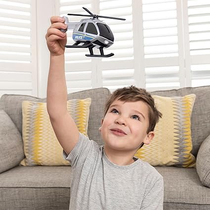 Buy Teamsterz Mighty Machines Police Helicopter Transporter | Yallatoys.com