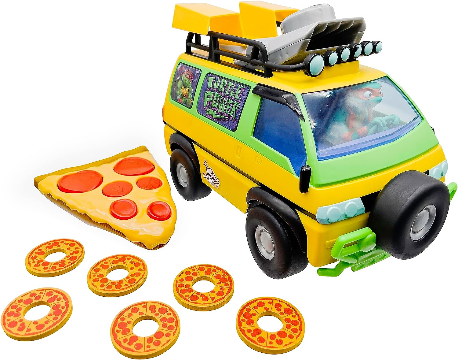 Buy Teenage Mutant Ninja Turtles Pizza Blaster Remote Control Van | Yallatoys.com