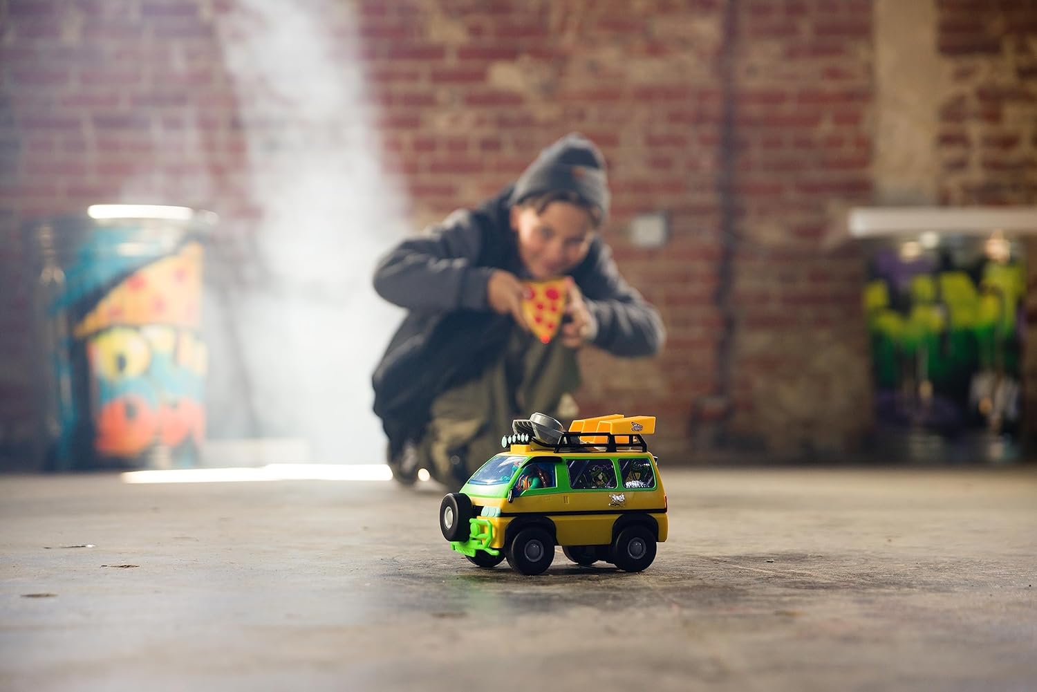 Buy Teenage Mutant Ninja Turtles Pizza Blaster Remote Control Van | Yallatoys.com