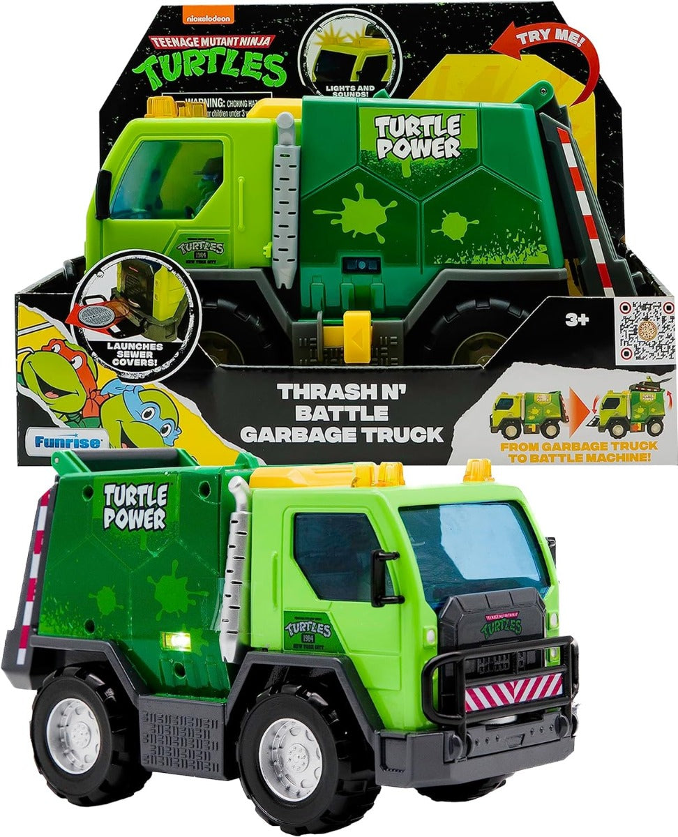 Buy Teenage Mutant Ninja Turtles Thrash N Battle Garbage Truck | Yallatoys.com