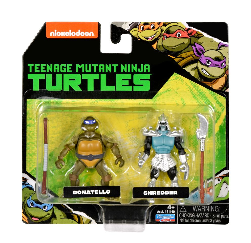 Buy Teenage Mutant Ninja Turtles Classic 4inch Mini Figures 2pcs Pack (Sold Separately Subject to Availability) | Yallatoys.com