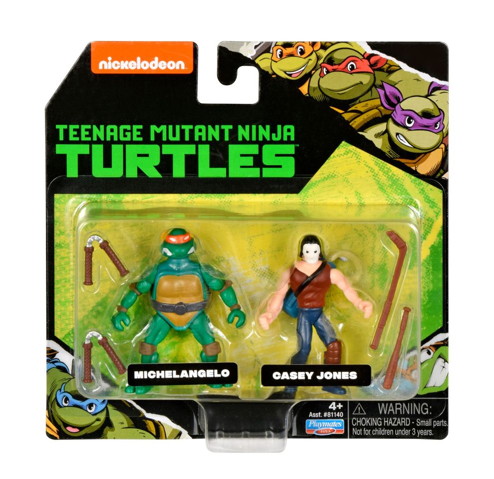 Buy Teenage Mutant Ninja Turtles Classic 4inch Mini Figures 2pcs Pack (Sold Separately Subject to Availability) | Yallatoys.com