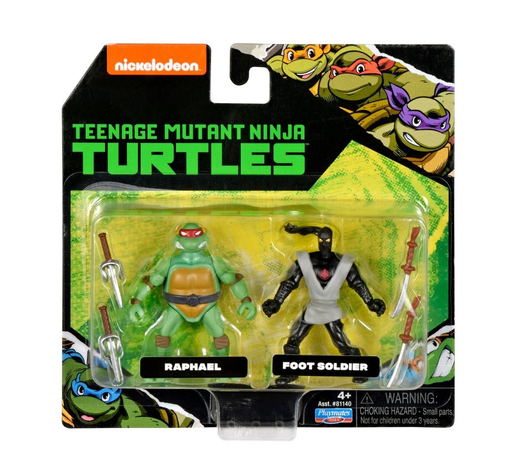Buy Teenage Mutant Ninja Turtles Classic 4inch Mini Figures 2pcs Pack (Sold Separately Subject to Availability) | Yallatoys.com