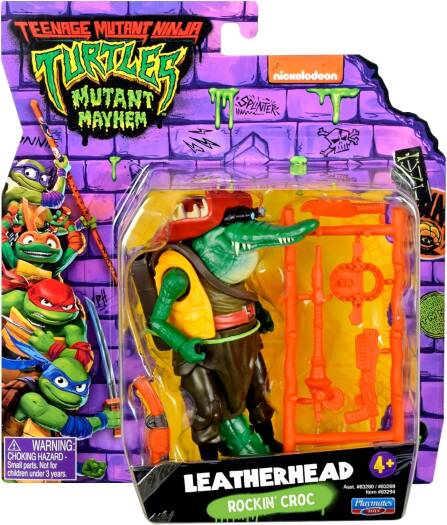 Buy Teenage Mutant Ninja Turtles Leatherhead Rockin Croc Basic Figure  | Yallatoys.com