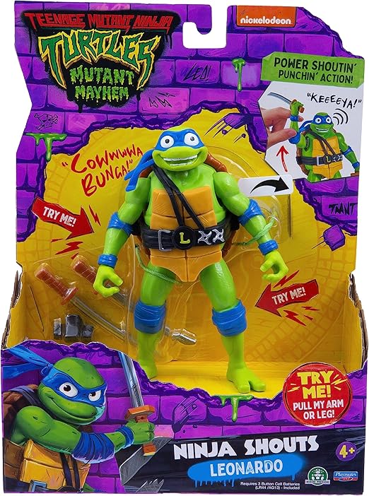 Buy TMNT Ninja Shouts Leonardo Figure | Yallatoys.com