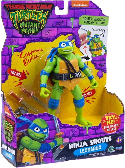 Buy TMNT Ninja Shouts Leonardo Figure | Yallatoys.com