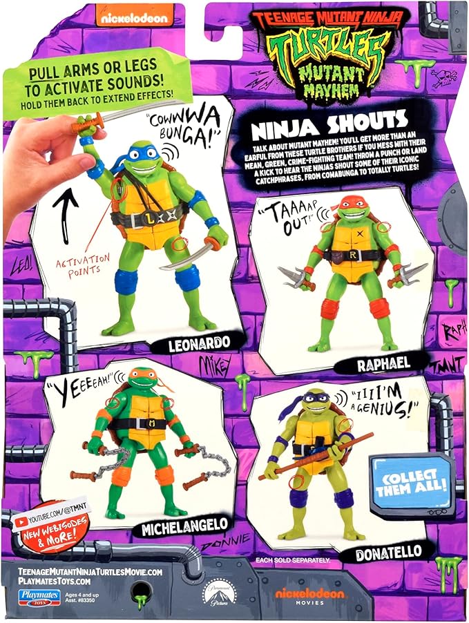 Buy TMNT Ninja Shouts Donatello Figure | Yallatoys.com