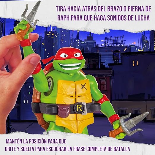Buy TMNT Ninja Shouts Raphael Figure | Yallatoys.com