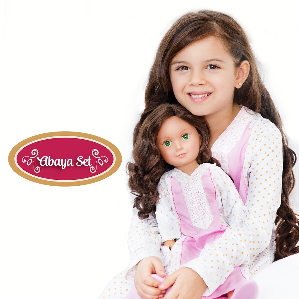Buy Hayati Girl Abaya Set For Doll | Yallatoys.com