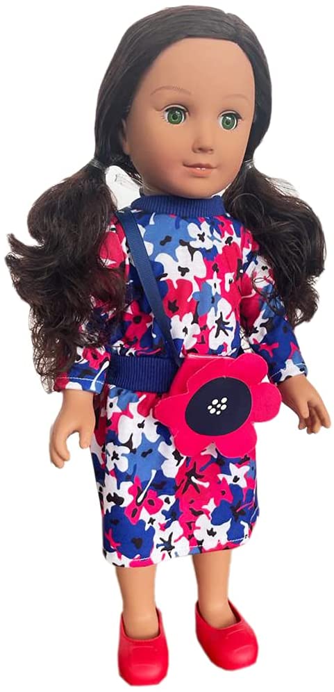 Buy Hayati Girl Fashion Doll Jeedah in Blooming Dress 18inch | Yallatoys.com