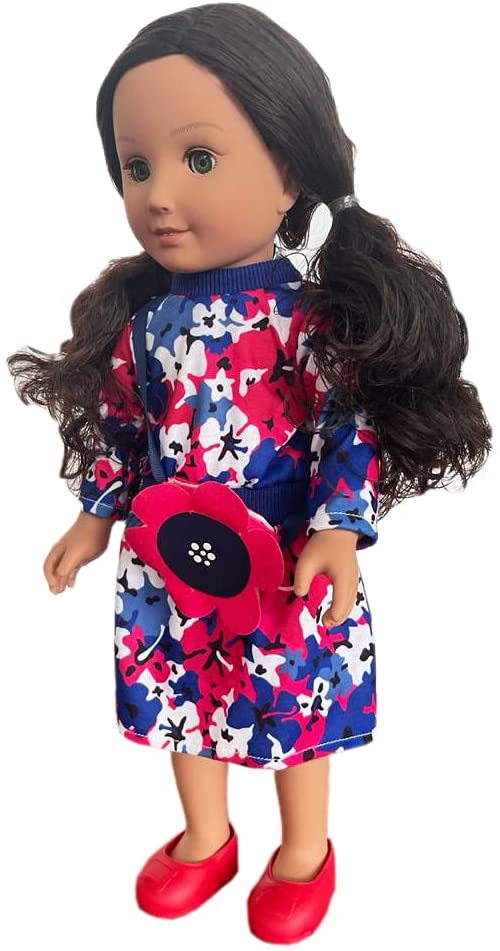 Buy Hayati Girl Fashion Doll Jeedah in Blooming Dress 18inch | Yallatoys.com