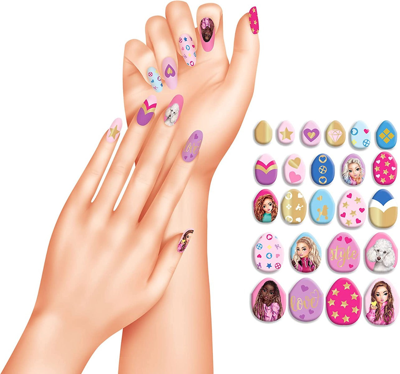 Buy Top Model Artificial Nails Bling Bling | Yallatoys.com