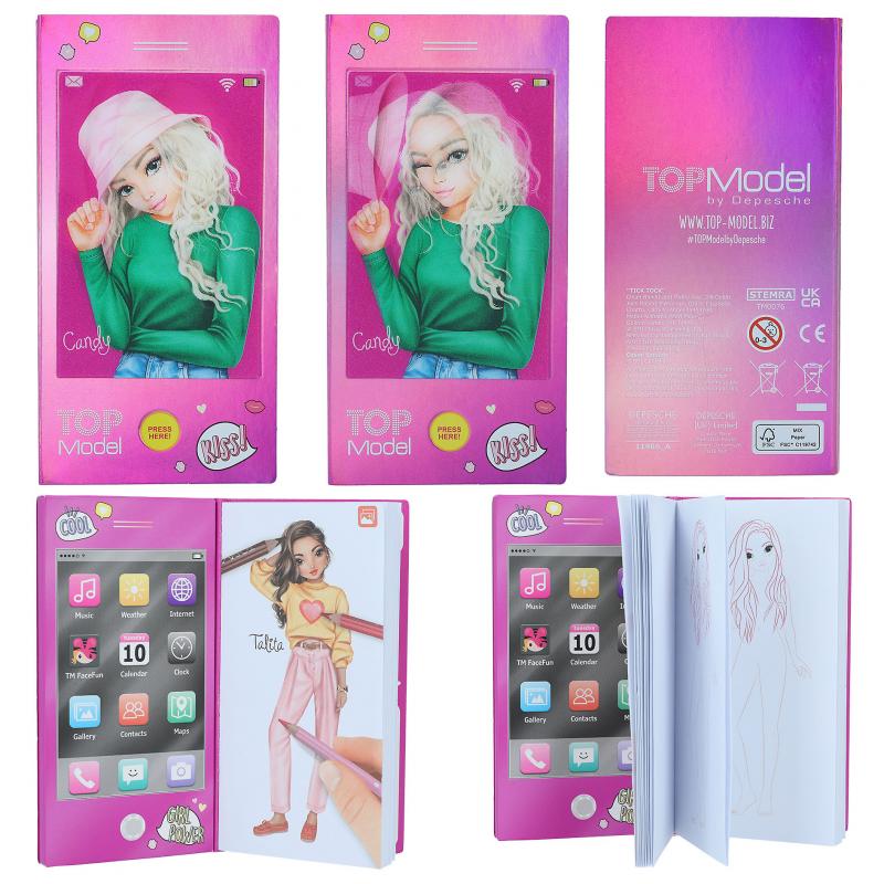 Buy Top Model Mini Colouring Book With Sound (Sold Separately Subject to Availability) | Yallatoys.com