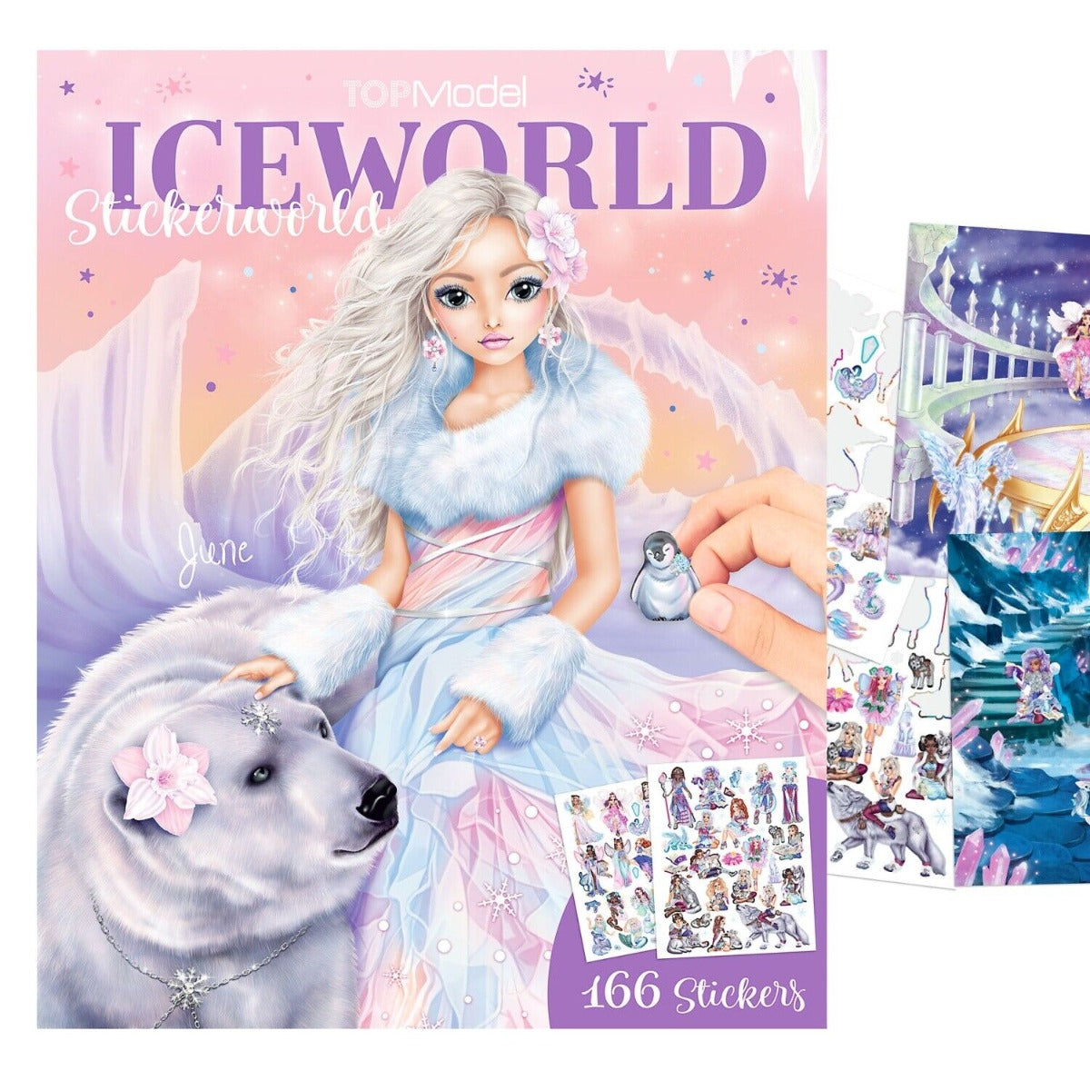 Buy Top Model Create Your Fantasy Friend Iceworld Sticker Book | Yallatoys.com