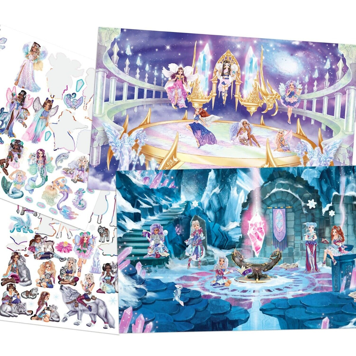 Buy Top Model Create Your Fantasy Friend Iceworld Sticker Book | Yallatoys.com