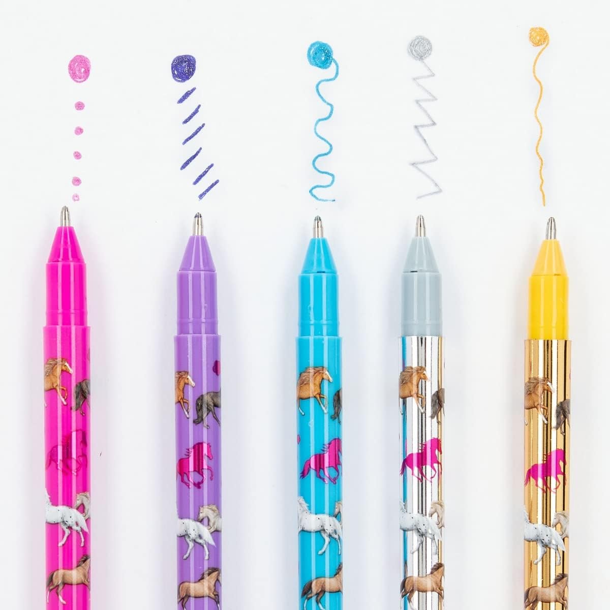Buy Top Model Miss Melody Glitter Gel 5 Pens | Yallatoys.com